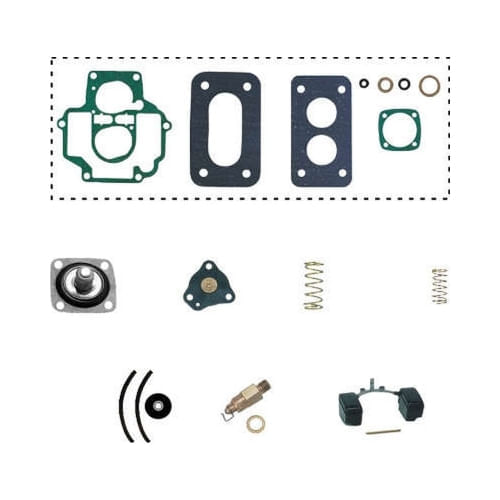 KIT DO CARBURADOR - COMP WEBER 460 AG BOIA FORD ESCORT HOBBY 1.0 1.6 CHT 90 VW GOL 1000 GAS AG 488320 BOIA 402842 DIAF