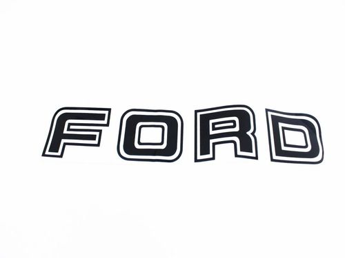 EMBLEMA 'FORD' TAMPA TRASEIRA F-1000 95/98 PRETO