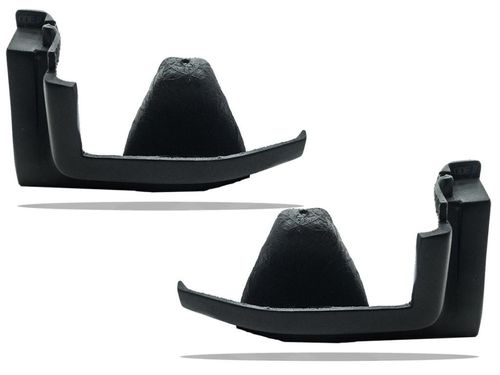 KIT EXTENSAO PARA-CHOQUE SILVERADO 2 PEÇAS FIBRA