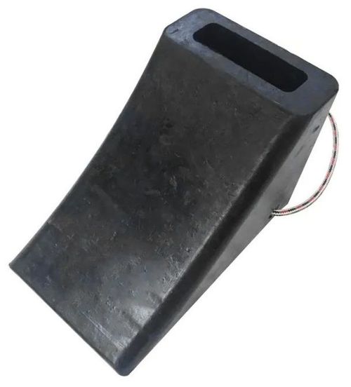 Calço de Borracha Para Roda Pneu de Caminhão Com Corda