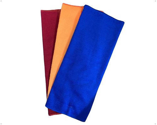 Kit 3 Pçs Toalhas Pano Microfibra Multiuso 40X40cm Limpeza em Geral Macio e Alta Absorção
