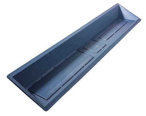 01 Moldura Painel Rádio Plástico Azul Caminhão Mb Ln / hpn /  710 / 1618