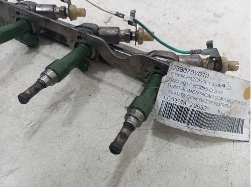 FLAUTA COM BICOS INJETORES TOYOTA ETIOS 1.3 2018