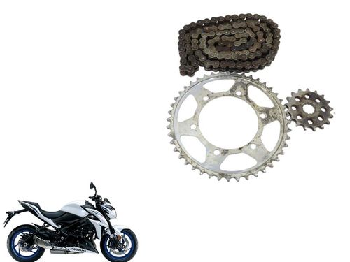 Kit Relação Com Retentor Suzuki Gsx S 1000 16-22