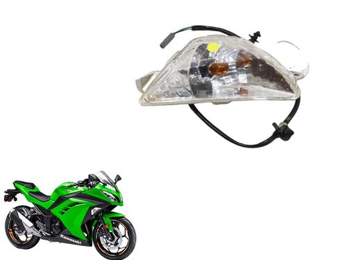 Pisca Dianteiro Direito Kawasaki Ninja 300 13-18 C/detalhe