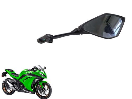 Espelho Retrovisor Direito Kawasaki Ninja 300 13-18 C/detalhe