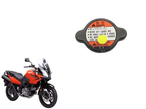 Tampa Radiador Suzuki Dl 650 V-strom 09-13 C/detalhe