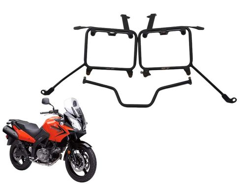 Suporte Baú Malas Laterais Suzuki Dl 650 V-strom 09-13 C/detalhe