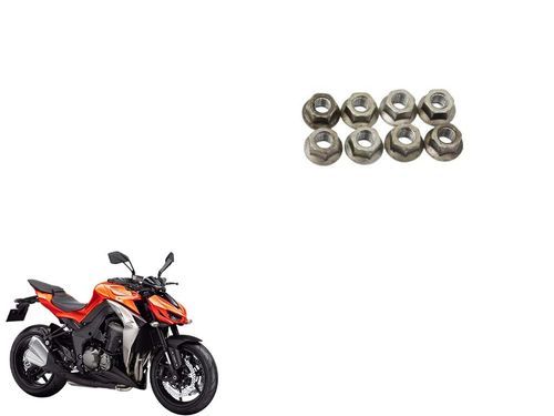 Porca Escap 8mm Kawasaki Z 1000 Z1000 15-18