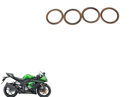 Anel Escape Kawasaki Zx 6 Zx6 13-16