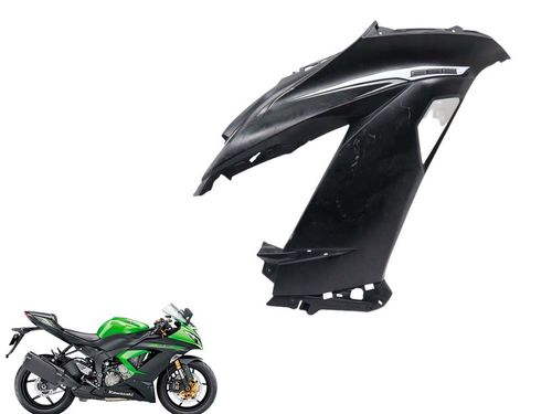 Carenagem Lateral Direita Kawasaki Zx 6 13-16c/avaria