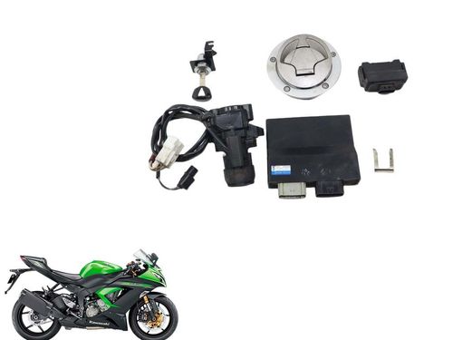 Kit Chave Ignição Kawasaki Zx 6 Zx6 13-16