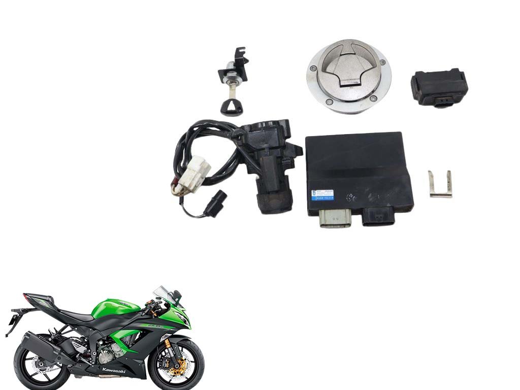 Kit Chave Ignição Kawasaki Zx 6 Zx6 13-16 - CompreSuaPeça