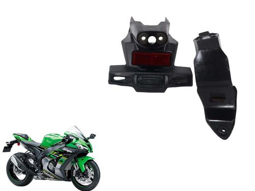 Para-lama Traseiro Sup/placa Kawasaki Zx 10 16-21