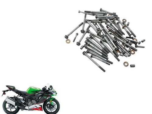 Kit Parafuso Carcaça  Motor Zx 6 Zx6 2019 2024