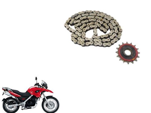Kit Corrente/pinhão Bmw G 650 Gs G650gs 05-11