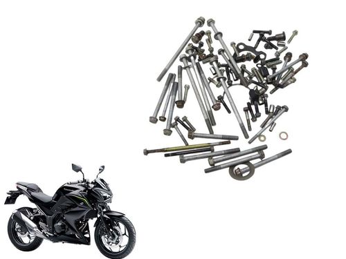 Kit Parafuso Carcaça Motor Kawasaki Z 300 Z300 15-16