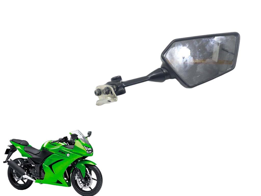 Espelho Retrovisor Direito Kawasaki Ninja 250 R 08-12 C/detalhe