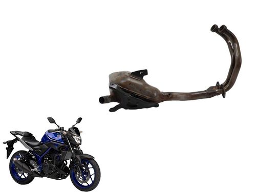 Curva Escapamento Yamaha Mt 03 Mt03 17-20 C/detalhe