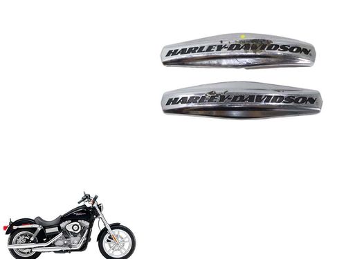 Emblema Tanque (par) Harley-davidson Dyna Super Glide 08-10c/detalhe