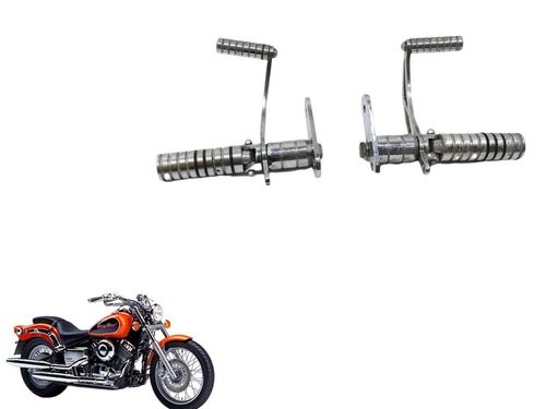 Pedaleira Dianteira Par Yamaha Drag Star 650 97-08