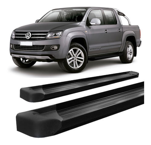 Estribo Amarok 2010 A 2020 C/d Alumínio Preto