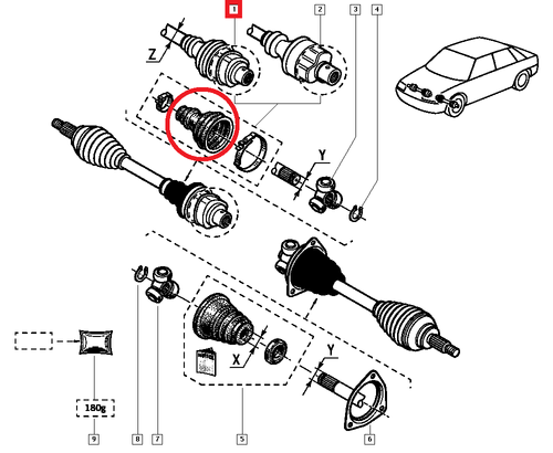 KIT HOMOCINÉTICO LD DIR DO CÂMBIO