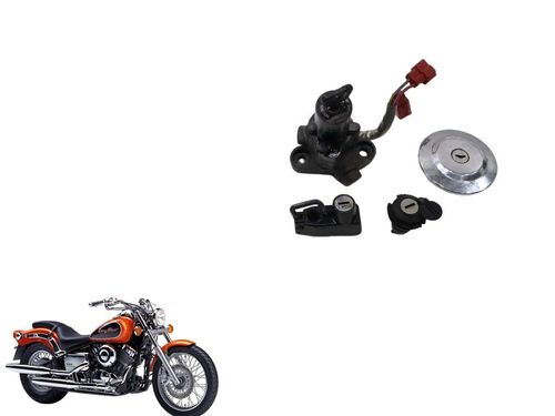 Kit Chave Ignição Drag Star 650 Dragstar650 1997 2008