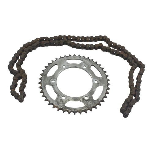 Coroa E Corrente Transmissão Kawasaki Ninja 300 13-18