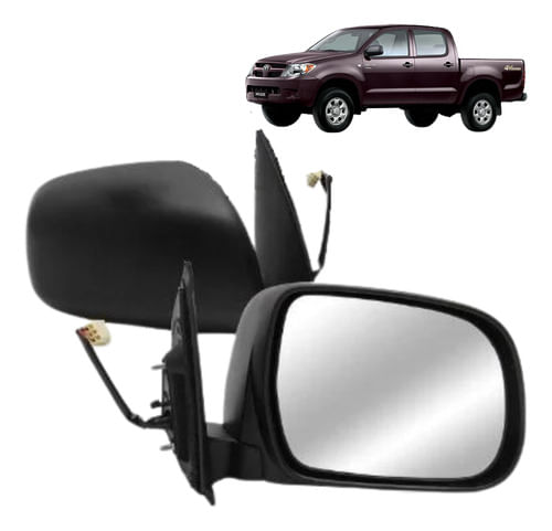 Retrovisor Eletrico Hilux 05/09 Direito Fosco - Passageiro