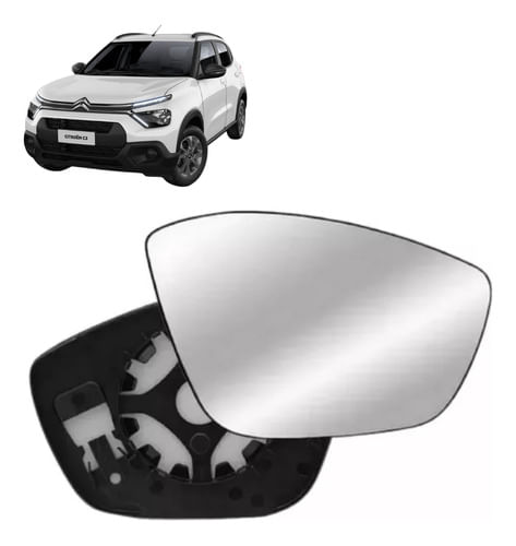 Lente Vidro Retrovisor Citroen Basalt 2025 Passageiro Direit
