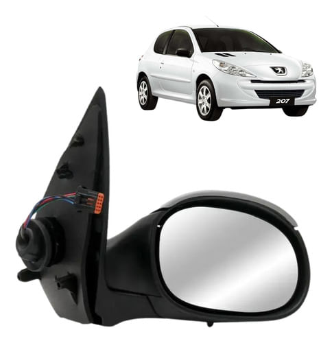 Retrovisor Elétrico Peugeot 206 / 207  - Lado Passageiro
