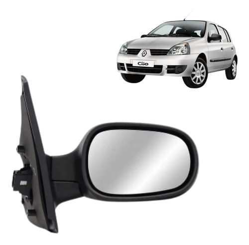 Retrovisor Renault Clio 1999/2011 Mecanico Fosco Passageiro