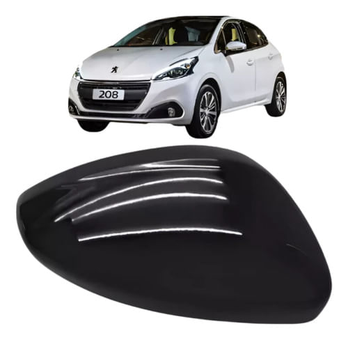 Capa Retrovisor Peugeot 208 /2013 Em Diante- Lado Passageiro
