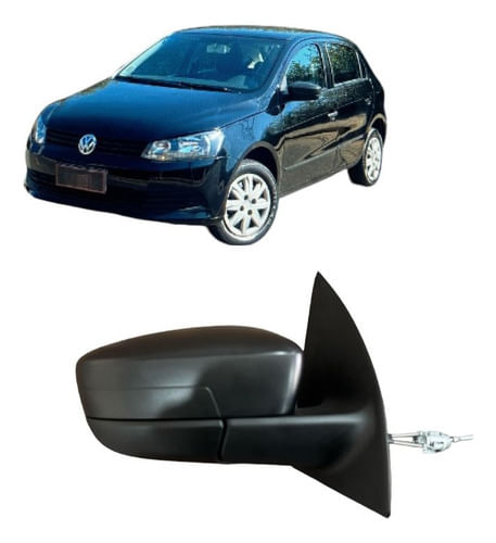 Retrovisor Saveiro/gol G6 2 Portas Mecanico - Lado Motorista