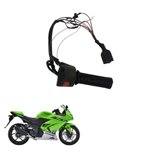 Punho de Partida Ninja 250 08/12 Original Kawasaki Seminovo