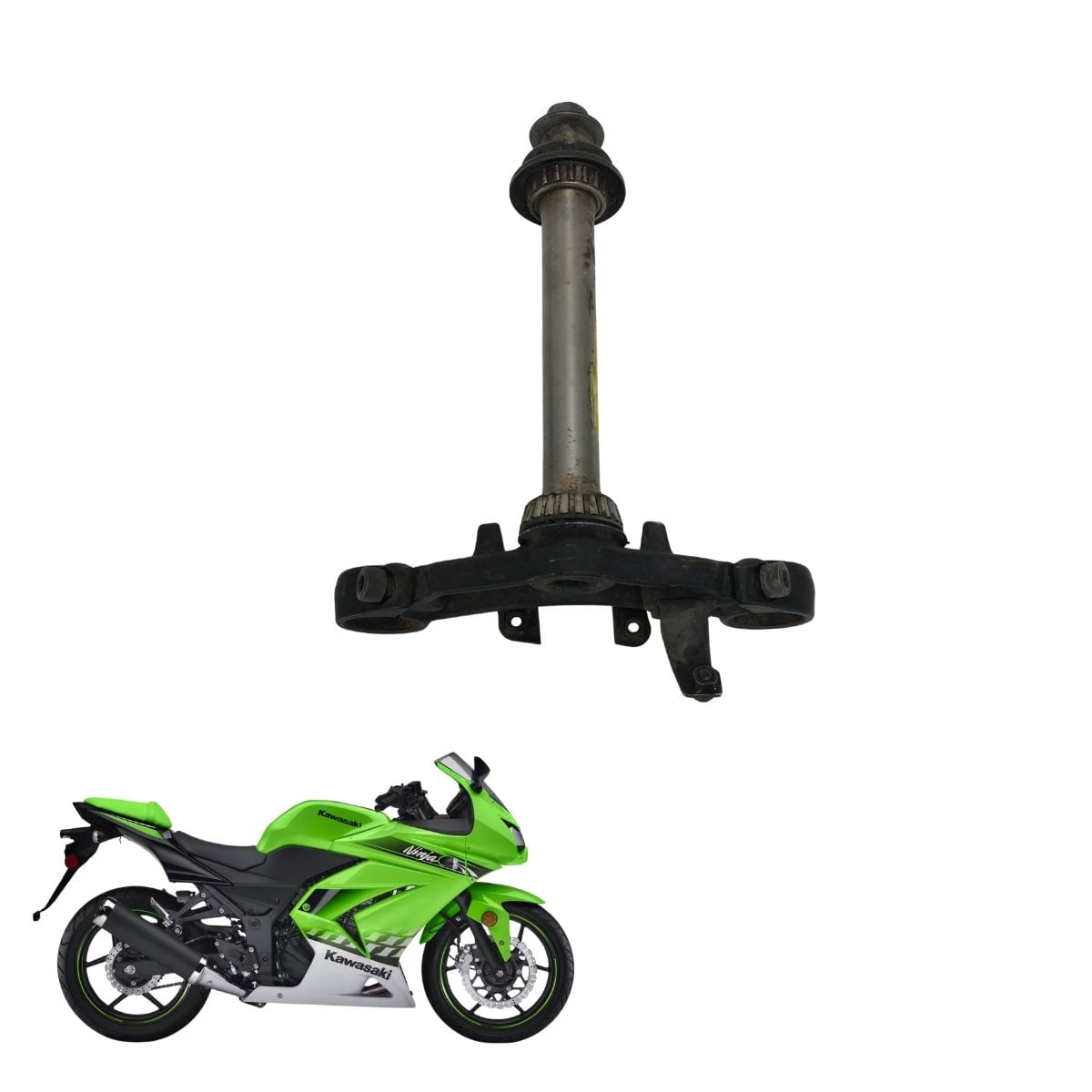 Mesa inferior Ninja 250 08/12 Original Kawasaki Avaria