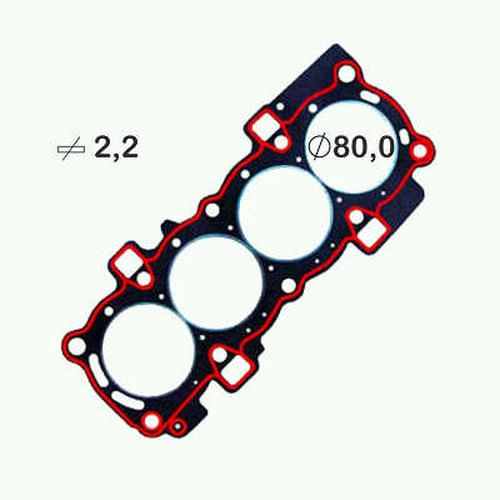 JUNTA DO CABECOTE - FORD NEW FIESTA ECOSPORT FOCUS 1.6 16V SIGMA FLEX APOS 2010