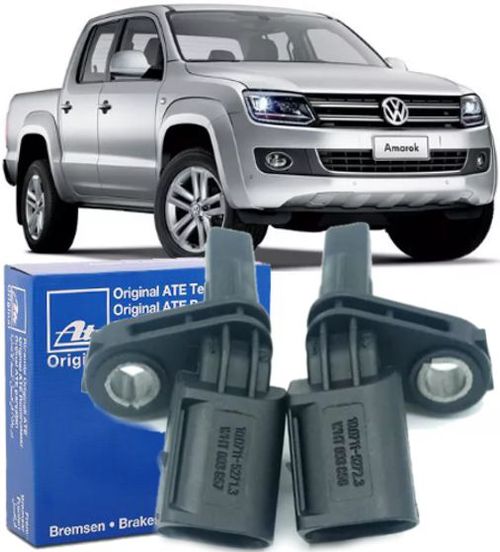 Kit 2 Sensor Freio Abs Dianteiro Amarok 2.0 16V Diesel de 2010 a 2017 - Original