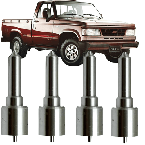Kit 4 Bico Injetor Diesel D20 D40 Veraneiro 4.0 Maxion S4 Aspirada