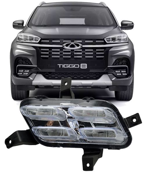 Farol de Milha Led Chery Tiggo 8 1.6 Tgdi de 2021 À 2025 - Esquerdo