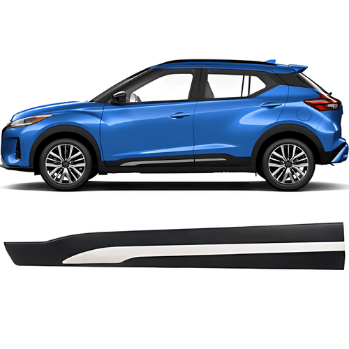 Moldura Porta Dianteira Kicks 1.6 16v 2017 À 2025 - Esquerdo