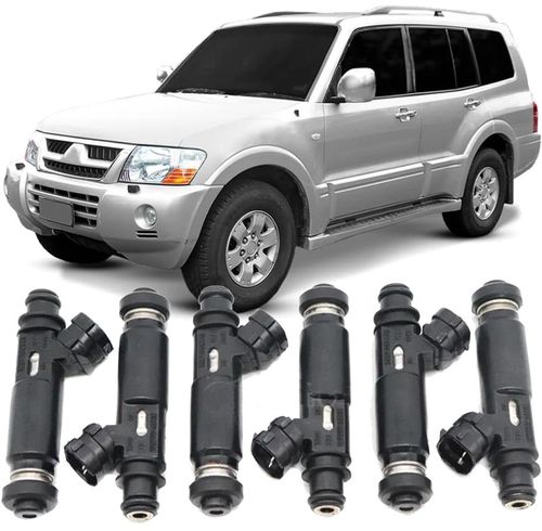 Kit 6 Bico Injetor Mitsubishi Pajero Full 3.8 V6 Gasolina de 2001 À 2007 - 195500-4370