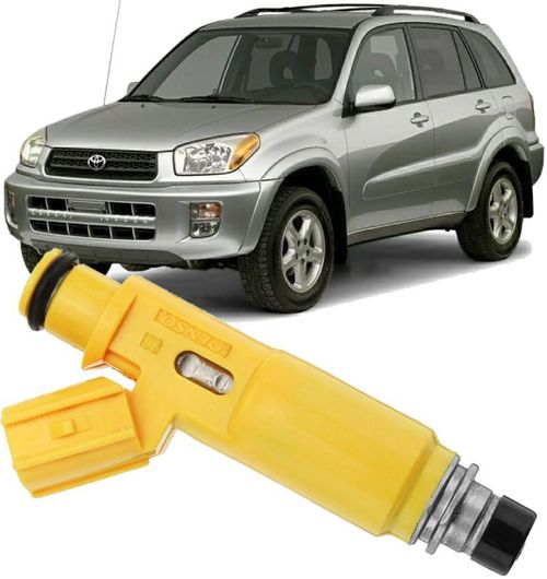 Kit 4 Bico Injetor Toyota Rav4 2.0 16V de 2000 à 2005 - 23250-28050