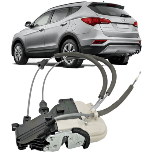 Fechadura Eletrica Porta Santa Fé 3.3 V6 de 2014 À 2019 - Traseira Esquerda