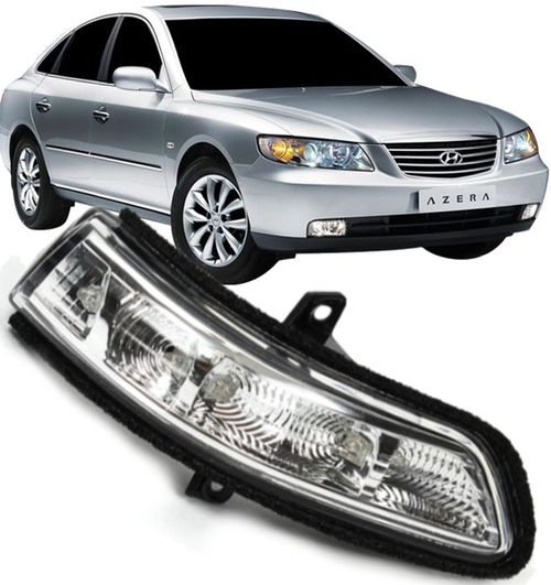 Pisca Seta Retrovisor Azera 3.3 V6 De 2007 À 2010 Com Luz Cortesia - Direito