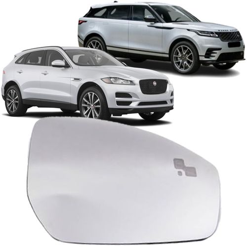 Lente Espelho Retrovisor Velar F-pace E-pace 2016-23 Direito