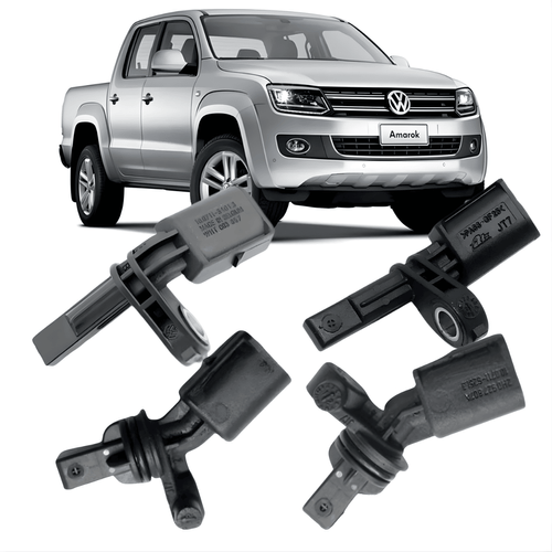 Kit 4 Sensor Freio Abs Amarok 2.0 16V Diesel de 2010 à 2017 - Original