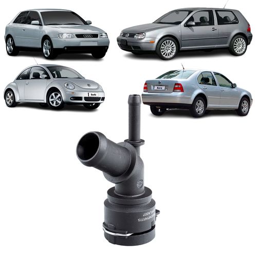 FLANGE FLUXO DE ÁGUA VW BORA 2002 ACIMA GOLF 2001 ACIMA NEW BEETLE 2005 ACIMA AUDI A3 2000 A 2006