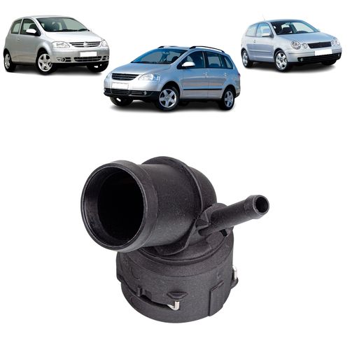 Flange de Água Volkswagen Polo 1.4 1.6 Após 2002/ Após Fox 1.6 8V 2002/ Spacefox 1.6 8V Após 2002